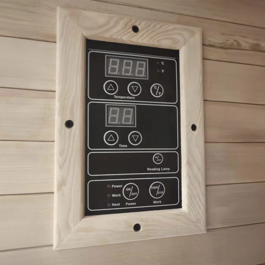 2 Person Infrared Sauna with Salt Bar - Image 6