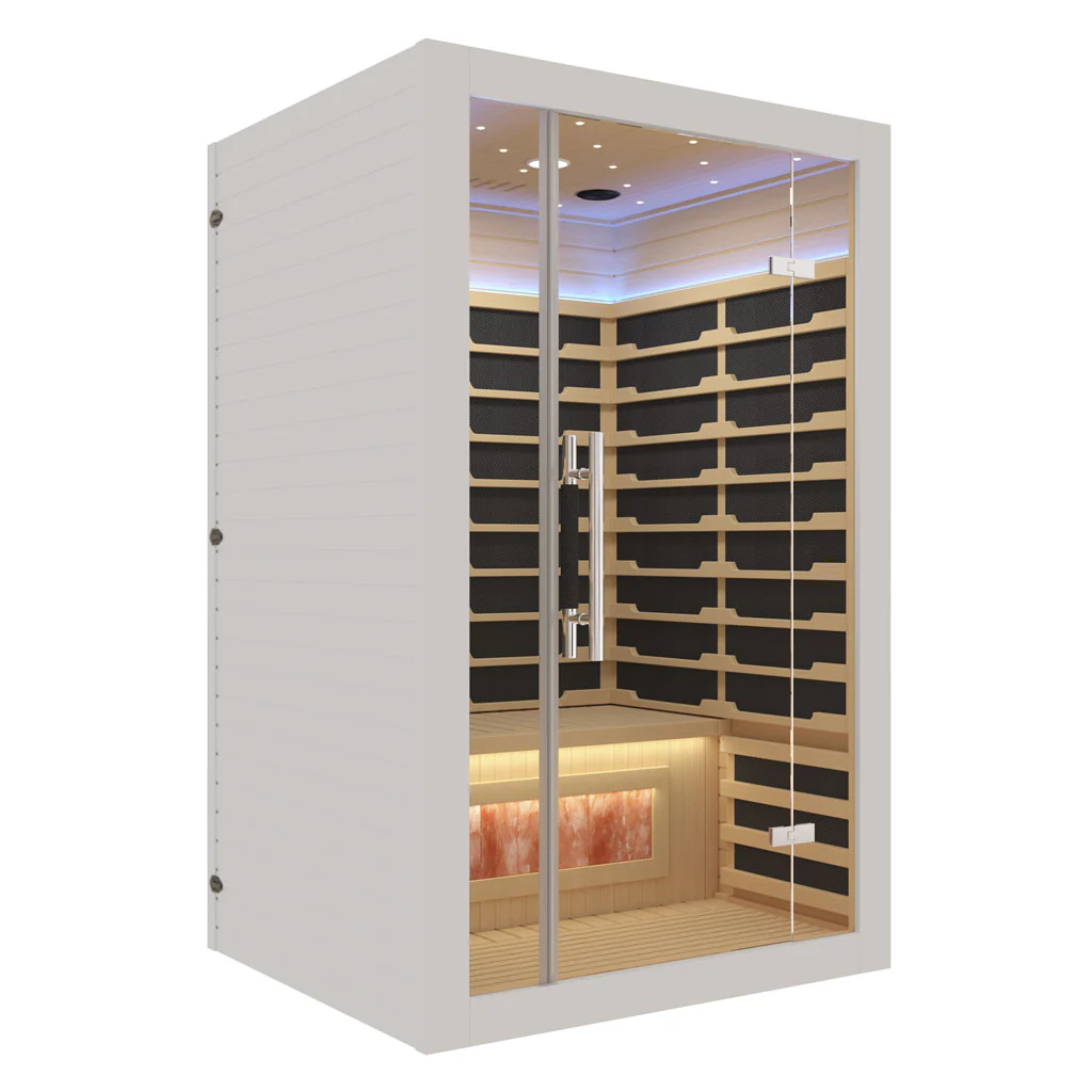2 Person Infrared Sauna with Salt Bar - Image 7