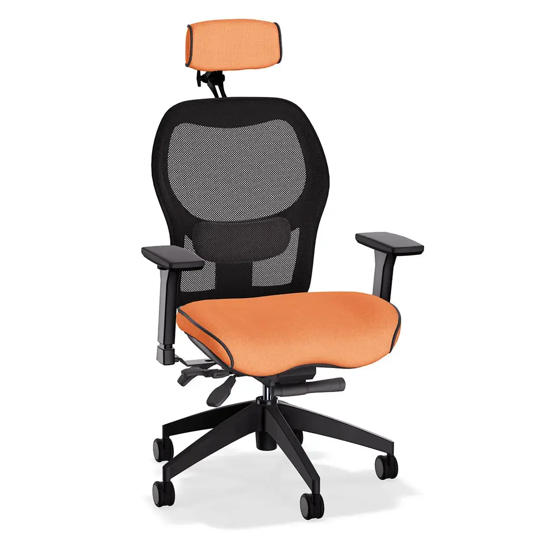 Brezza Ergonomic Mesh Desk Chair (With Headrest) - Image 12