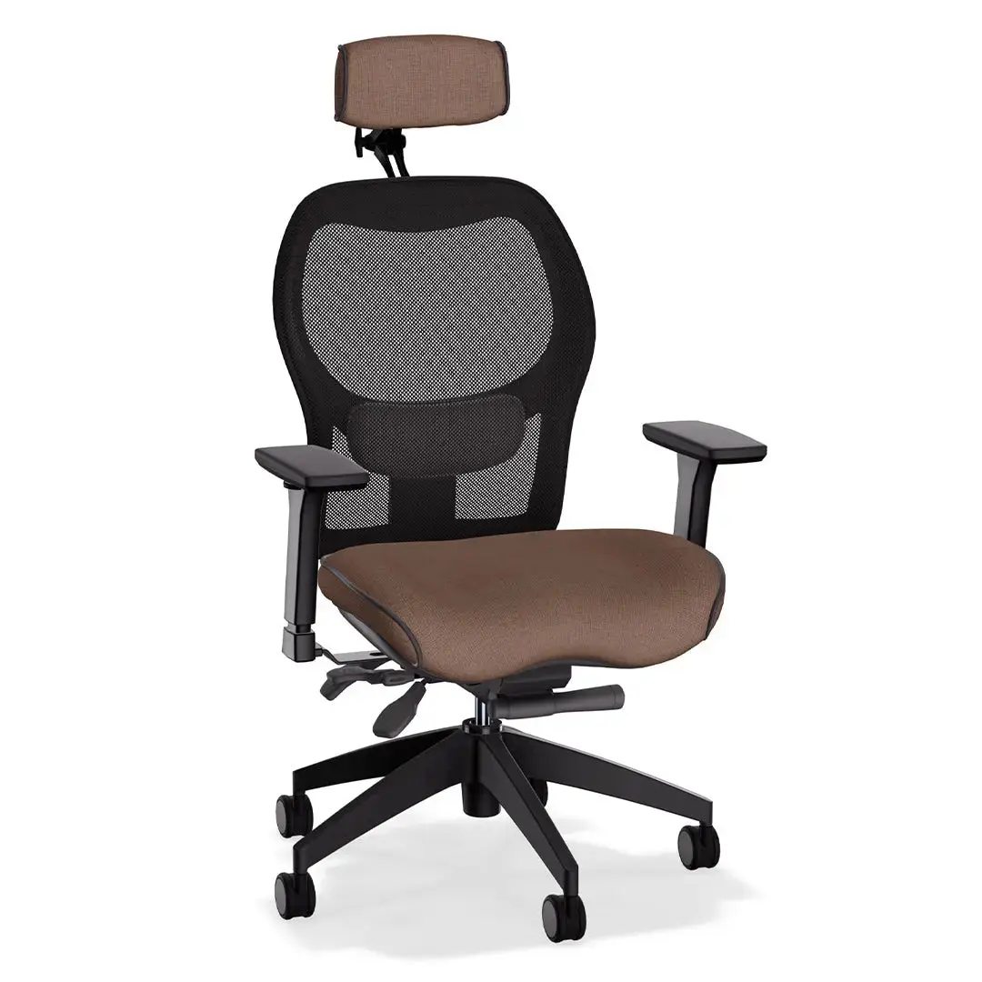 Brezza Ergonomic Mesh Desk Chair (With Headrest) - Image 13