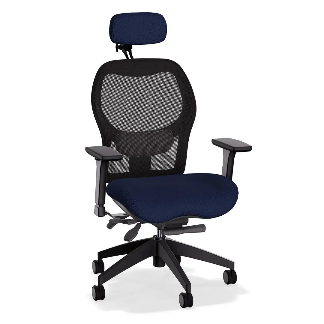 Brezza Ergonomic Mesh Desk Chair (With Headrest) - Image 4