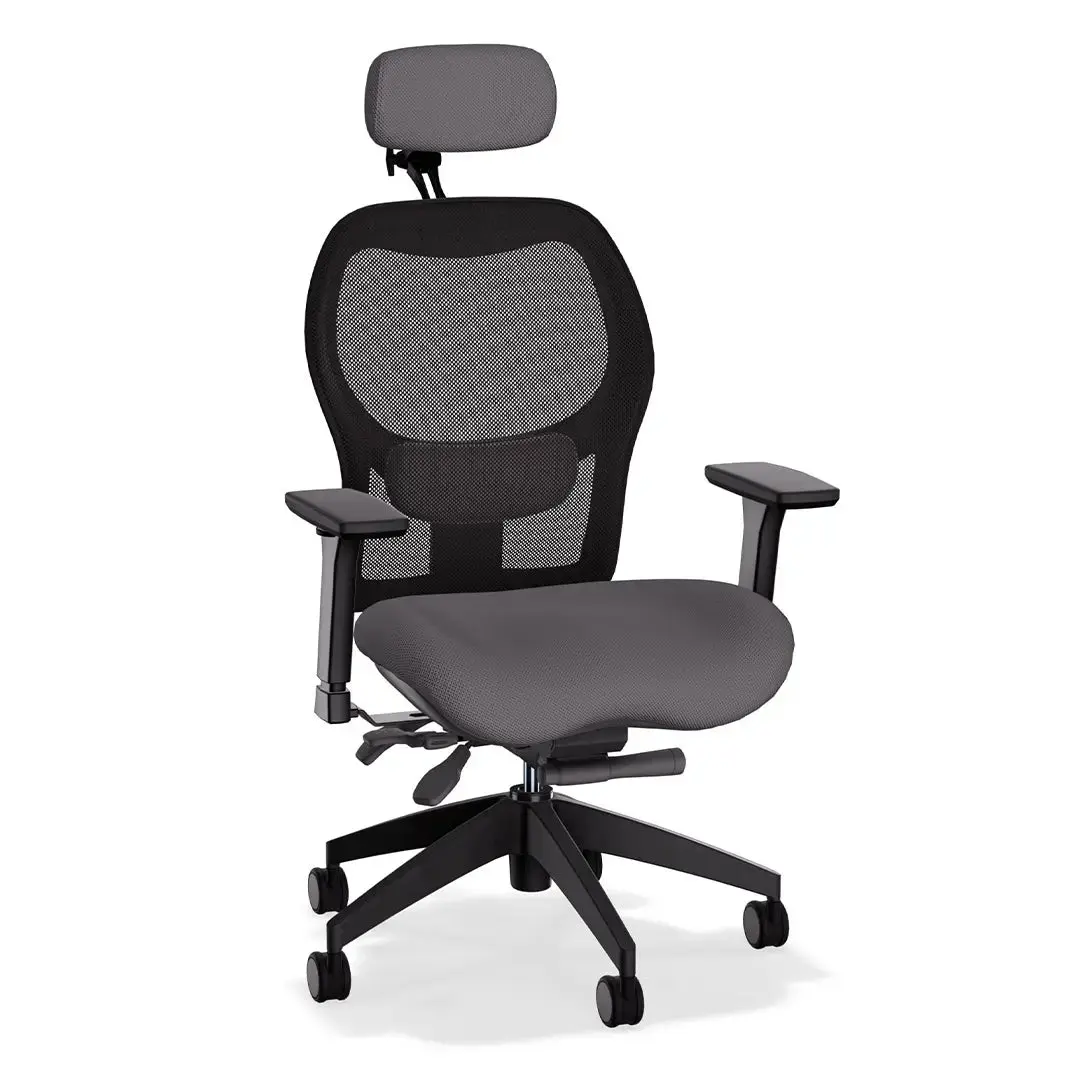 Brezza Ergonomic Mesh Desk Chair (With Headrest) - Image 5