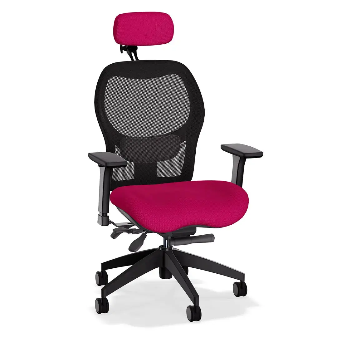 Brezza Ergonomic Mesh Desk Chair (With Headrest) - Image 6