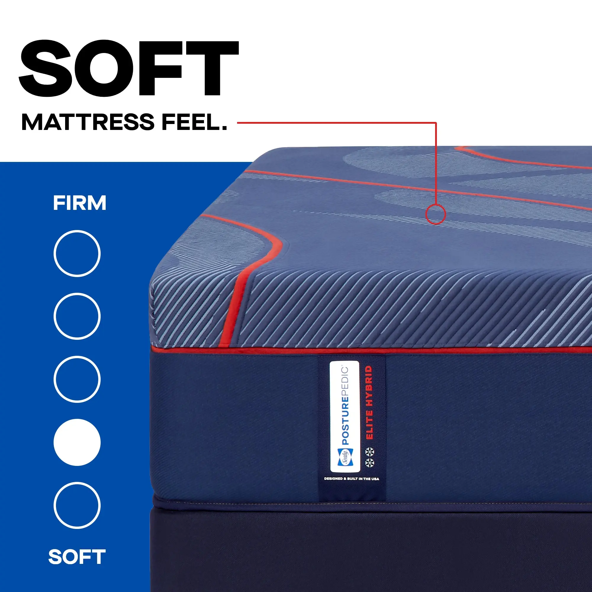Sealy Posturepedic® Elite Hybrid Soft Mattress - Image 2