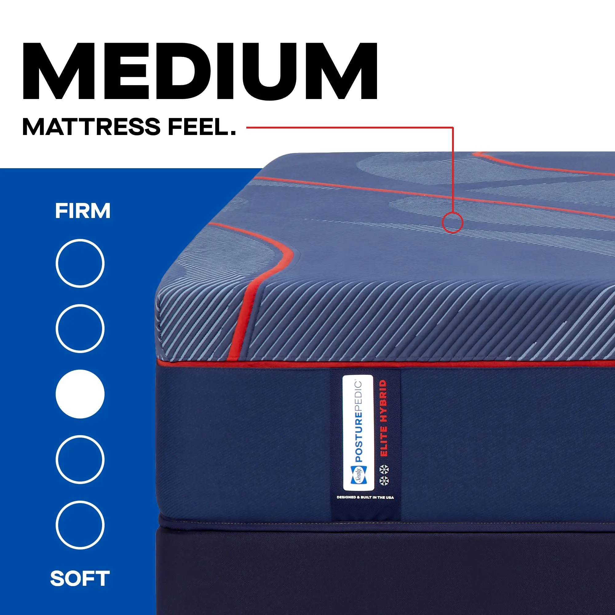 Sealy Posturepedic® Elite Hybrid Medium Mattress - Image 2