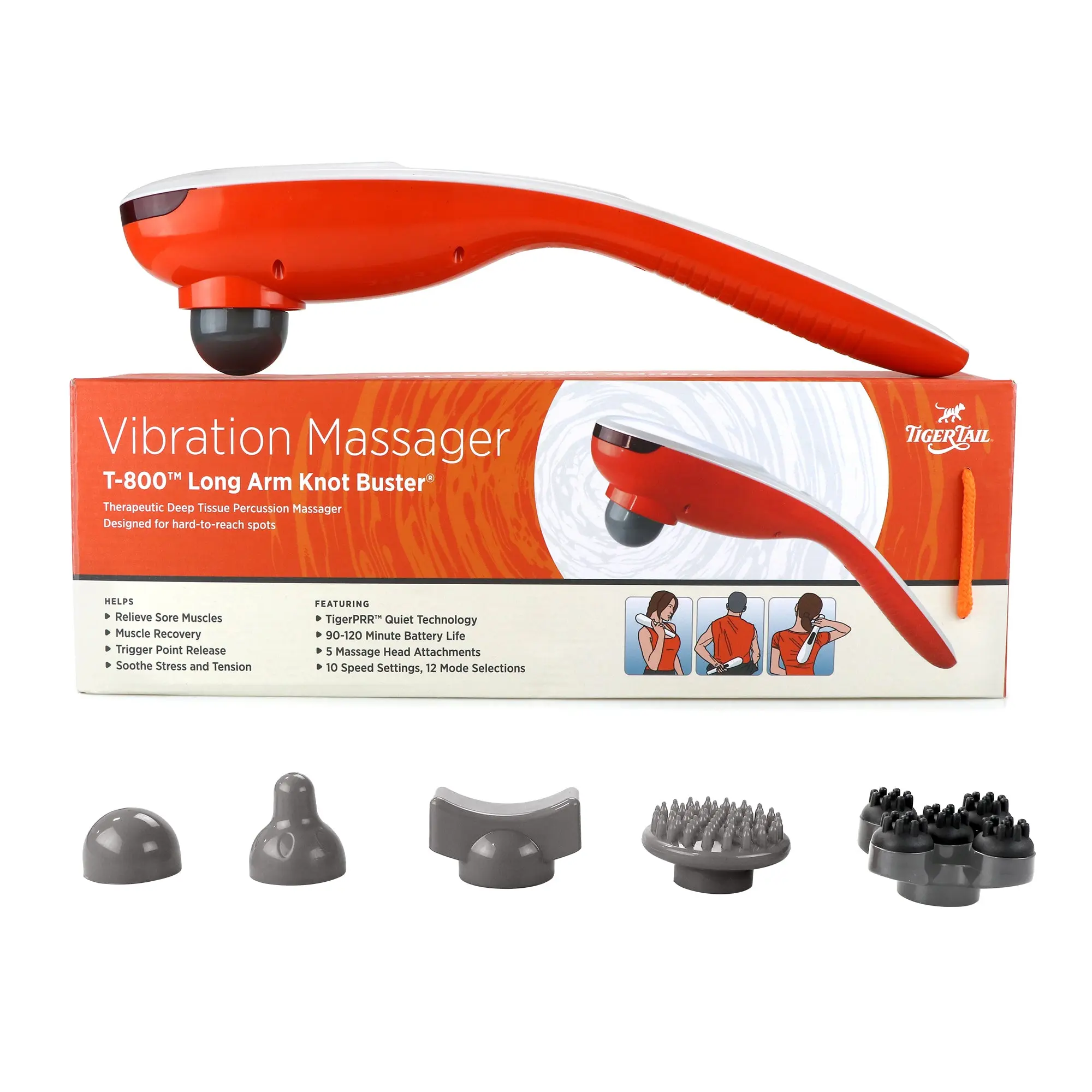 T-800 Long Arm Knot Buster Vibration Massager - Image 4