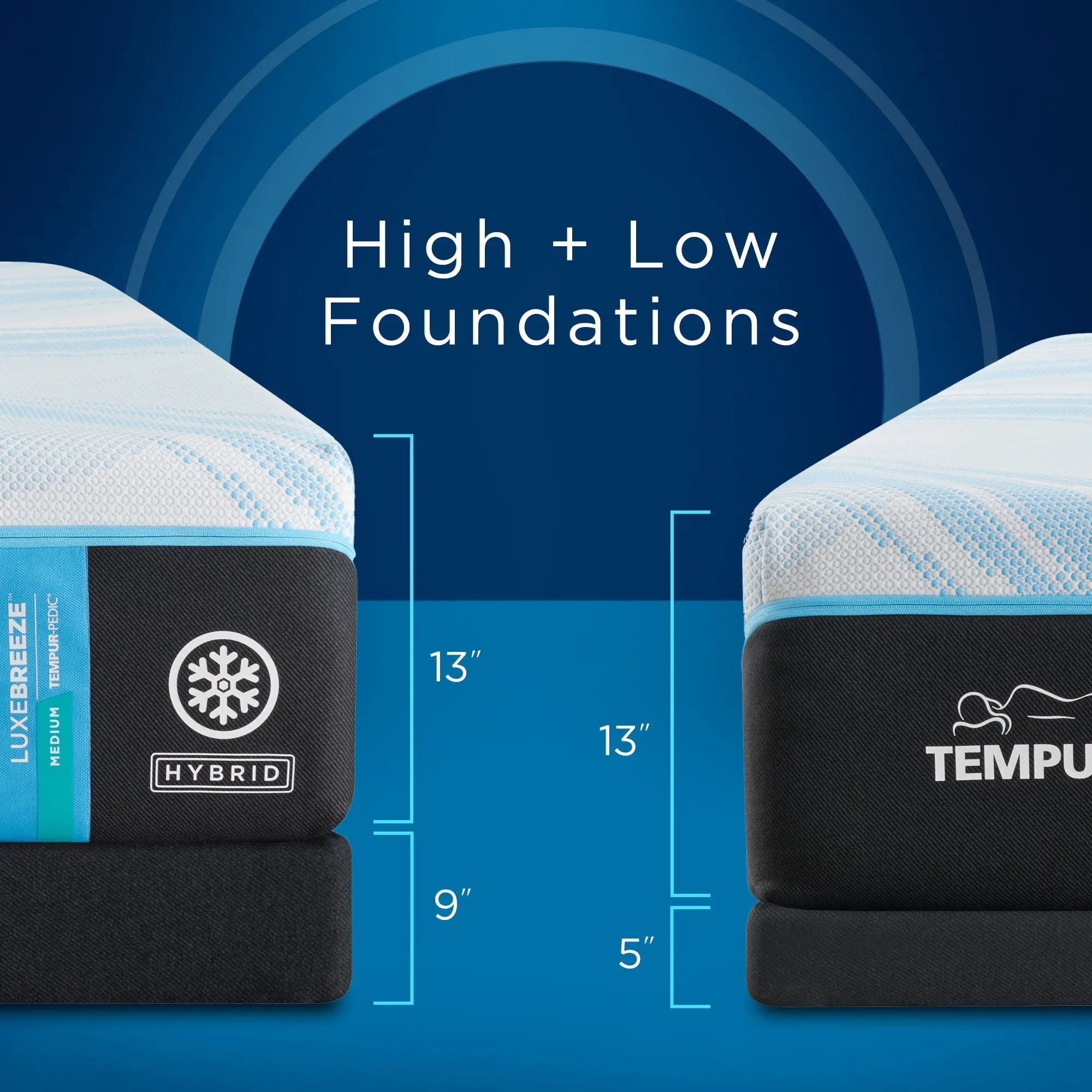 TEMPUR-LUXEbreeze® Medium Hybrid Mattress - Image 7